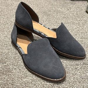 Crown Vintage Navy Suede Flats